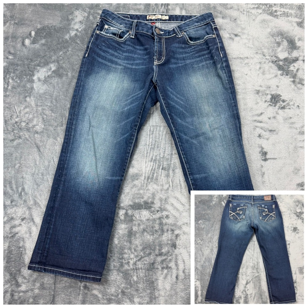 BKE Kate‎ Bootcut Jeans Women's 31X24 Dark Wash